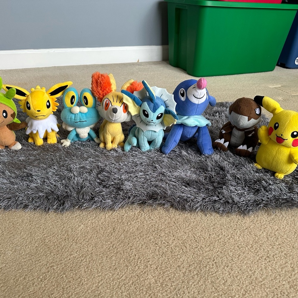 Colorful Plush Toy Set